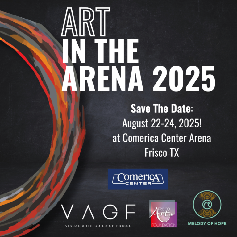 Save the date Art in the Arena 2025